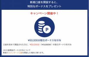 is6comの口座開設5万円ボーナス